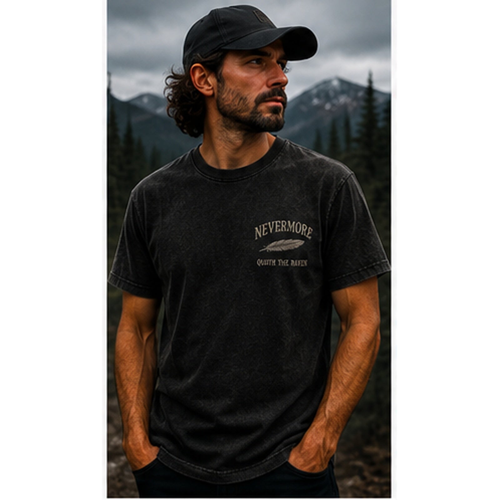 NEVERMORE Raven Vintage T-Shirt