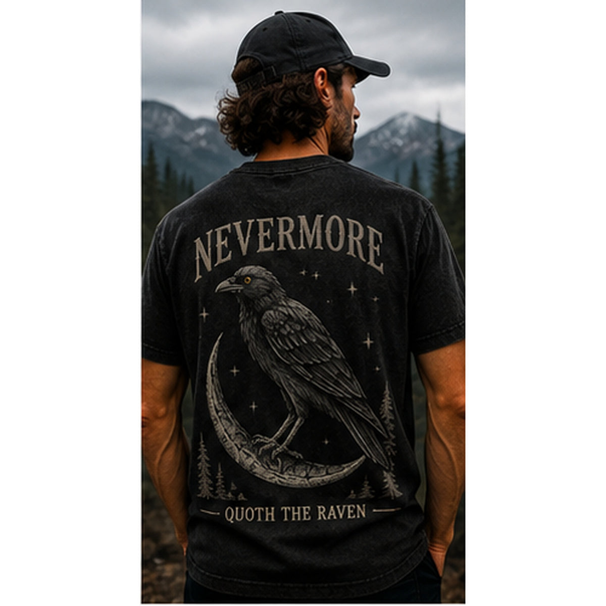 NEVERMORE Raven Vintage T-Shirt