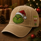 Naughty Is My Nice Vintage Christmas Cap