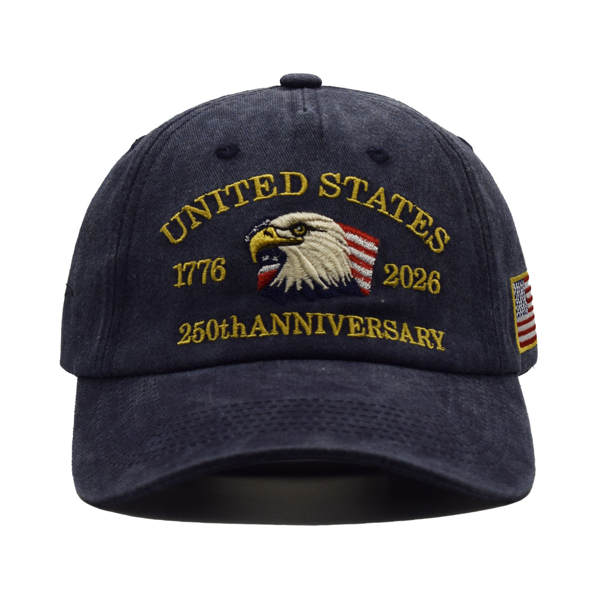 🇺🇸 250th Anniversary American Eagle Embroidered Cap | Vintage USA Patriotic Hat