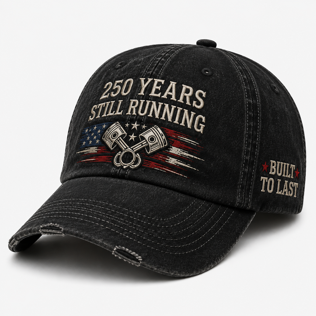 250 Years. Still Running.™ — American Heritage Vintage Cap