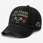 250 Years. Still Running.™ — American Heritage Vintage Cap