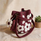 Handmade Crochet Flower Tote 🌼✨A wearable piece of handmade art
