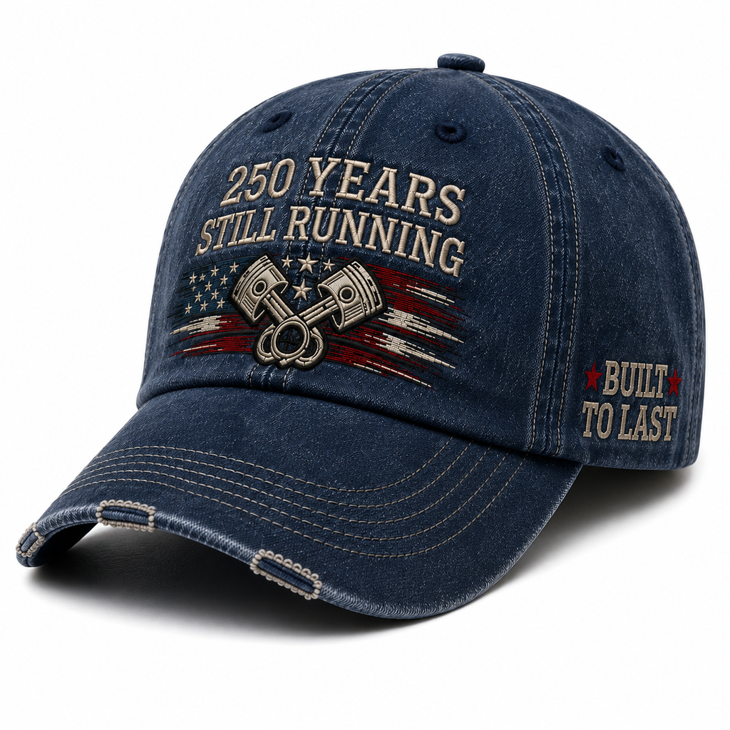 250 Years. Still Running.™ — American Heritage Vintage Cap