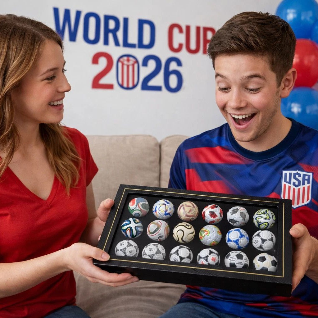2026 World Cup (USA/Canada) Souvenir Set: Collectible Figures & Football – Creative Gift Box for Fans