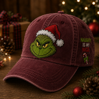 Naughty Is My Nice Vintage Christmas Cap