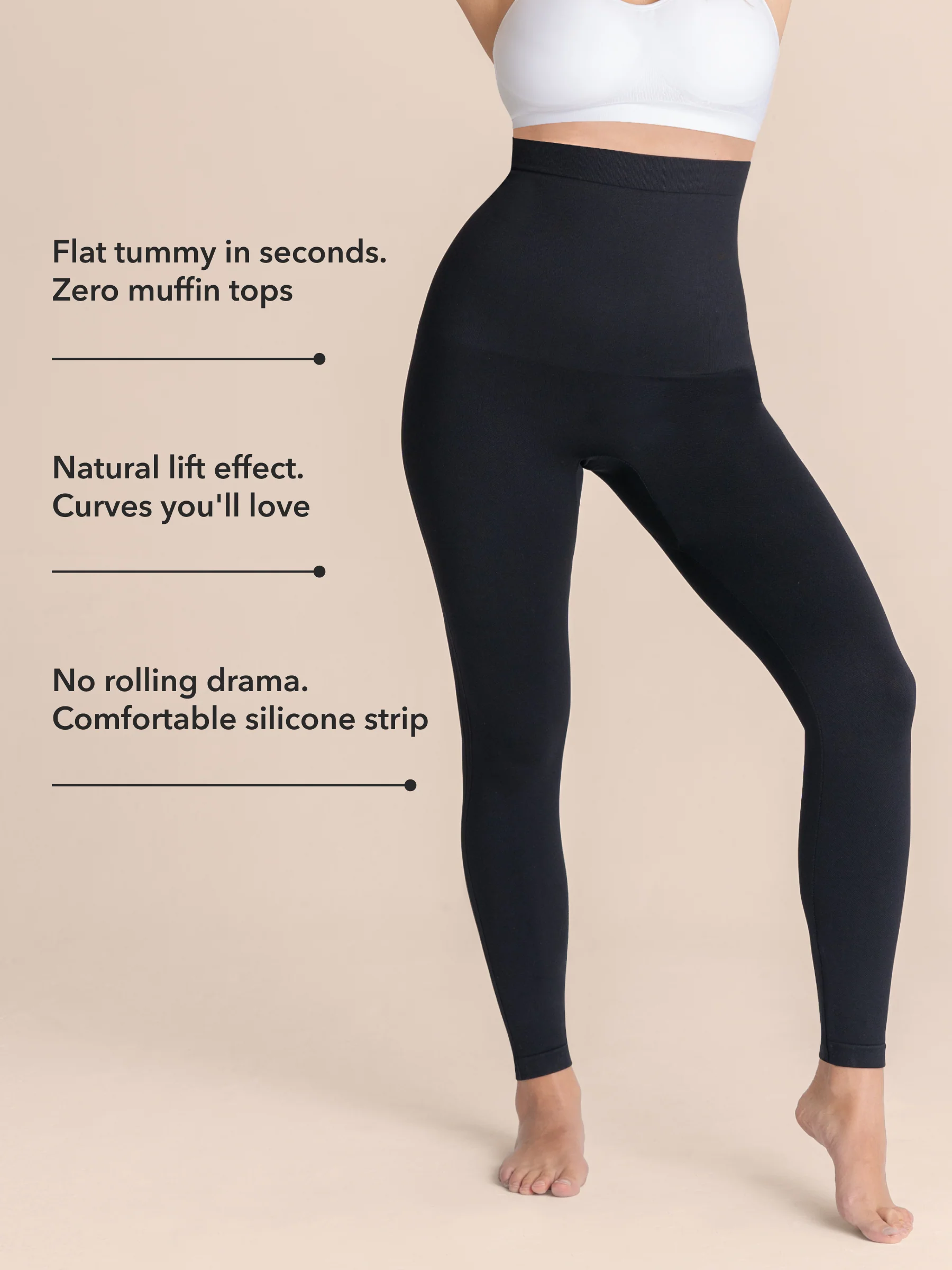 Shapermint Essentials High-Waisted Shaping Leggings