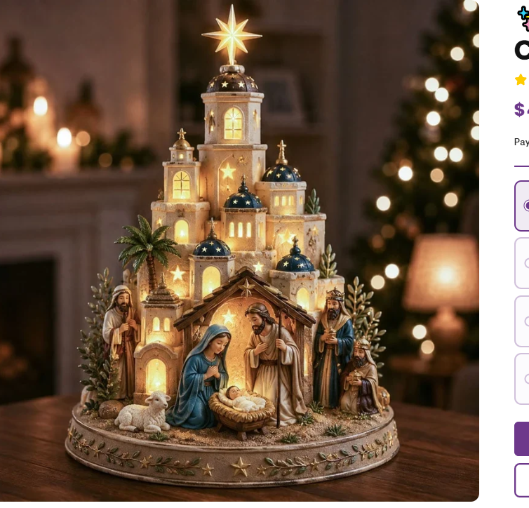 ✨ Bethlehem Nativity Church Light Tower