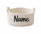 MamaRaya Personalized Dog Toy Basket