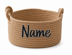 MamaRaya Personalized Dog Toy Basket