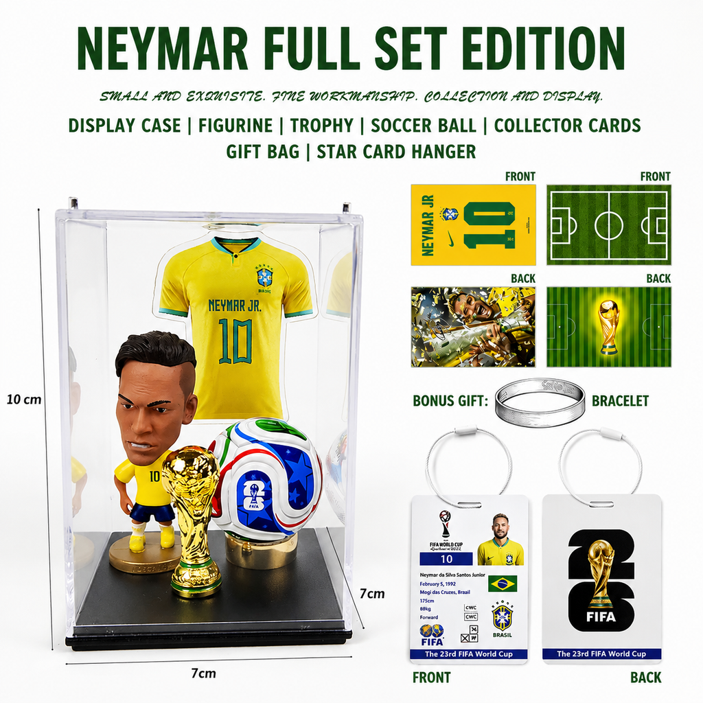 2026 World Cup (USA/Canada) Souvenir Set: Collectible Figures & Football – Creative Gift Box for Fans