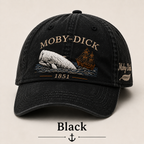 Moby-Dick™ Vintage-Print Hat | Whale and Nautical Culture-Themed Hat