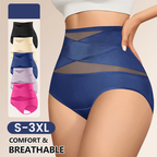 【BUY 1 GET 2 FREE】2026 Plus Size High-Waisted Tummy Control Underwear