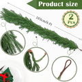 6FT Real Touch Norfolk Pine Garland 🎄 Create a Cozy Christmas Home Instantly