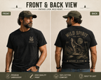 Wild Spirit™ Wolf Outdoor T-Shirt | Vintage Wilderness Graphic Tee