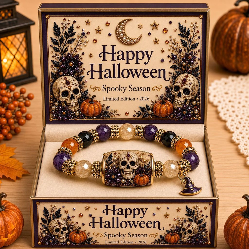 【Buy 1 Get 2nd 35% OFF】🎃Limited Edition Halloween Beaded Bracelet Set | SpookyCute Gift Jewelry