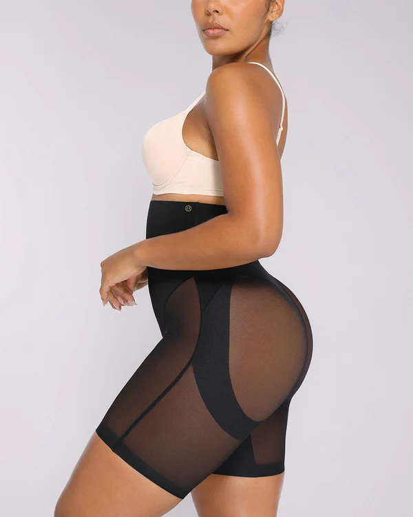 BOOT-YEAH™ MeshSmooth™ High-Waisted Mid Thigh Short