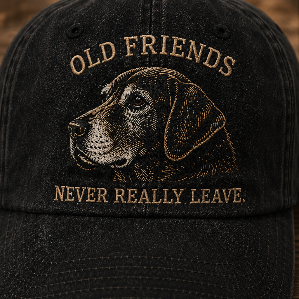 Old Friends Vintage Cap – A Tribute to the Dogs Who Never Really Leave