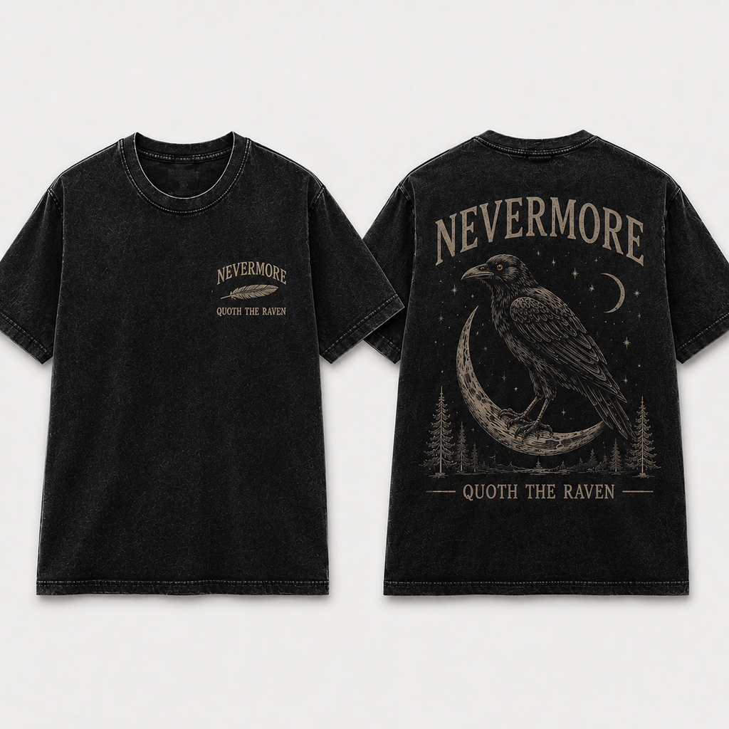 NEVERMORE Raven Vintage T-Shirt