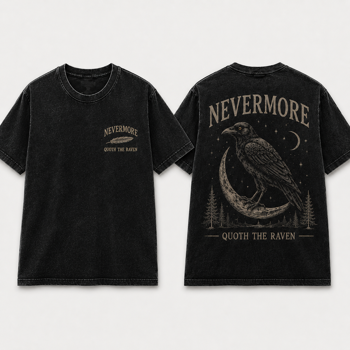 NEVERMORE Raven Vintage T-Shirt