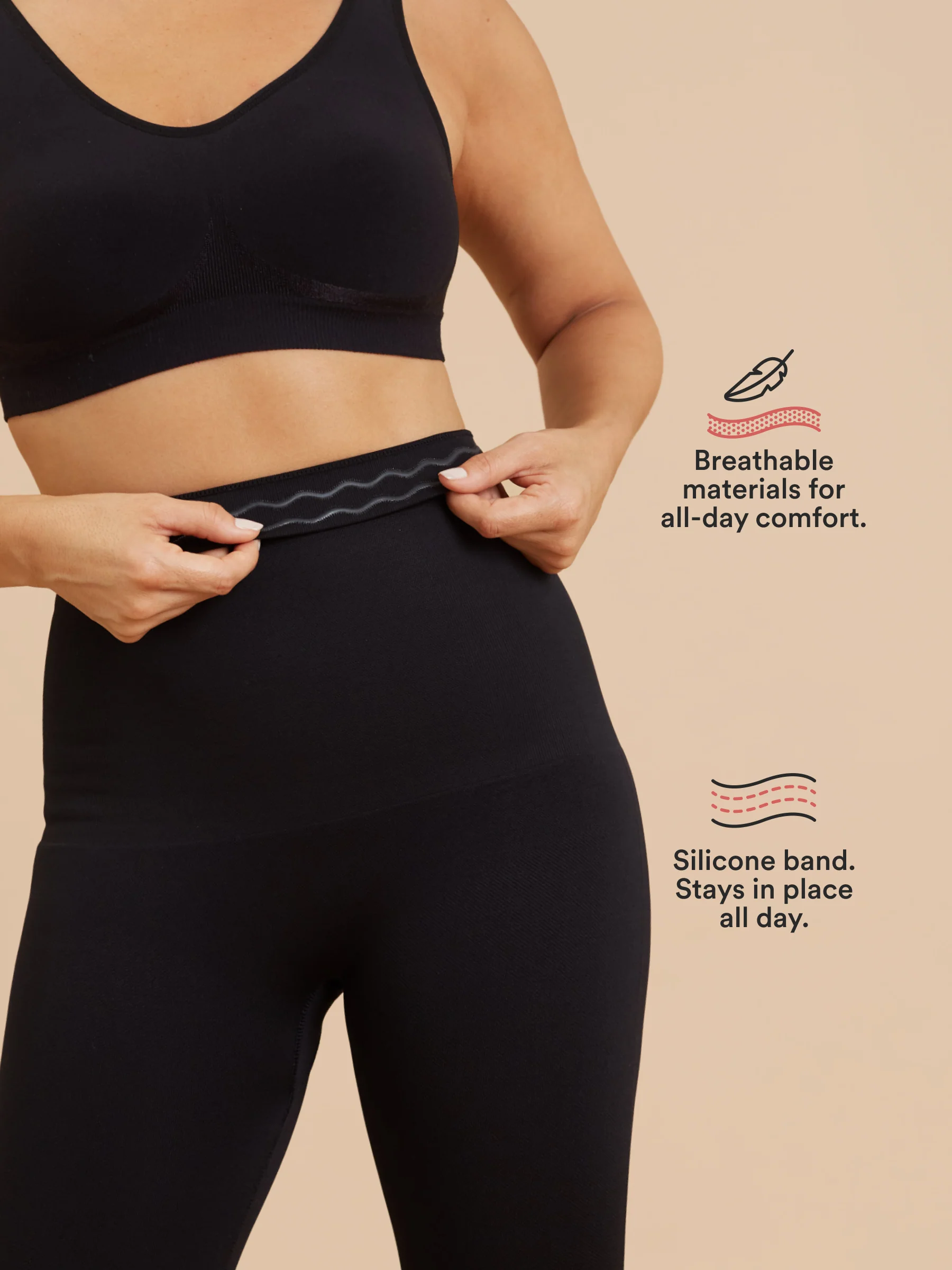 Shapermint Essentials High-Waisted Shaping Leggings