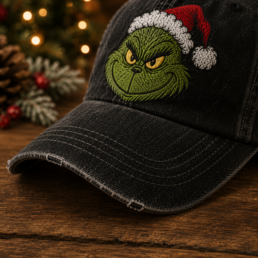 Naughty Is My Nice Vintage Christmas Cap