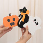 【Buy 1 Get 2nd 35% OFF】🎃Cute Halloween Wooden Decorations Set – Ghost, Black Cat & Pumpkin Fall Home Decor