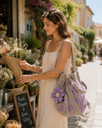 Handmade Crochet Flower Tote 🌼✨A wearable piece of handmade art