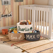 MamaRaya Personalized Dog Toy Basket