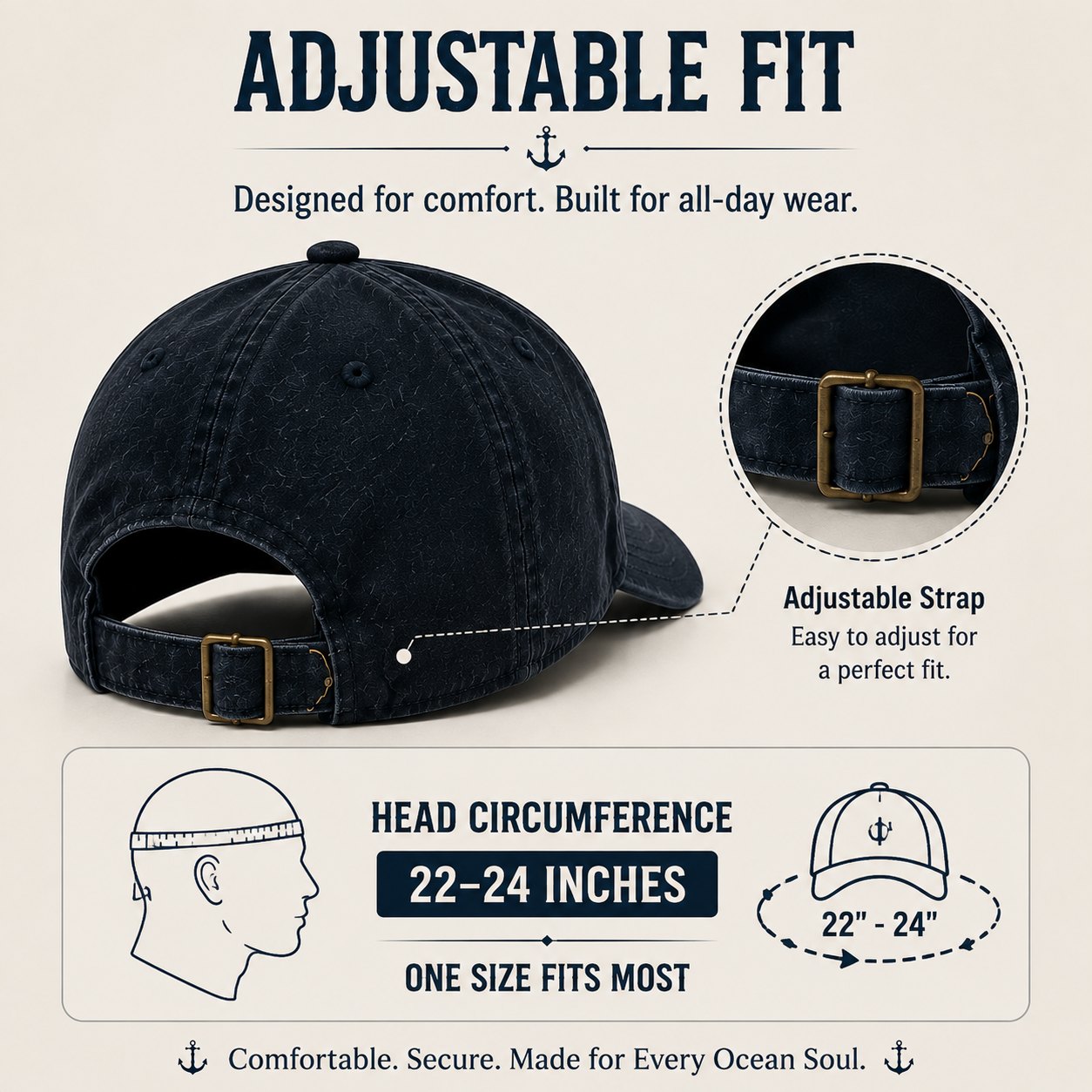 Moby-Dick™ Vintage-Print Hat | Whale and Nautical Culture-Themed Hat