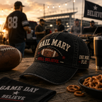 HAIL MARY Vintage Football Cap – Still Believe