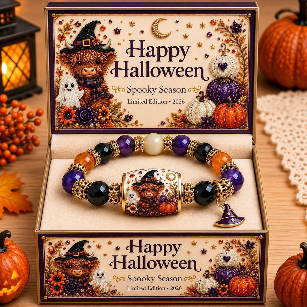 【Buy 1 Get 2nd 35% OFF】🎃Limited Edition Halloween Beaded Bracelet Set | SpookyCute Gift Jewelry