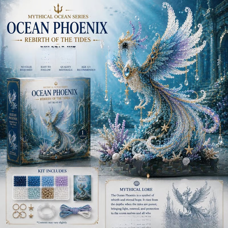 🐢 Ocean Turtle DIY Bead Kit | Create Your Own Magical Handmade Sea Art Decoration