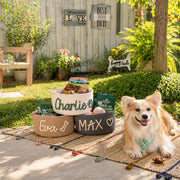 MamaRaya Personalized Dog Toy Basket