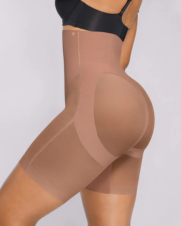 BOOT-YEAH™ MeshSmooth™ High-Waisted Mid Thigh Short