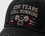 250 Years. Still Running.™ — American Heritage Vintage Cap