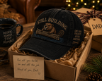 Still Building Beaver Embroidered Cap | One Dam Project After Another