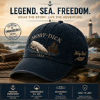 Moby-Dick™ Vintage-Print Hat | Whale and Nautical Culture-Themed Hat