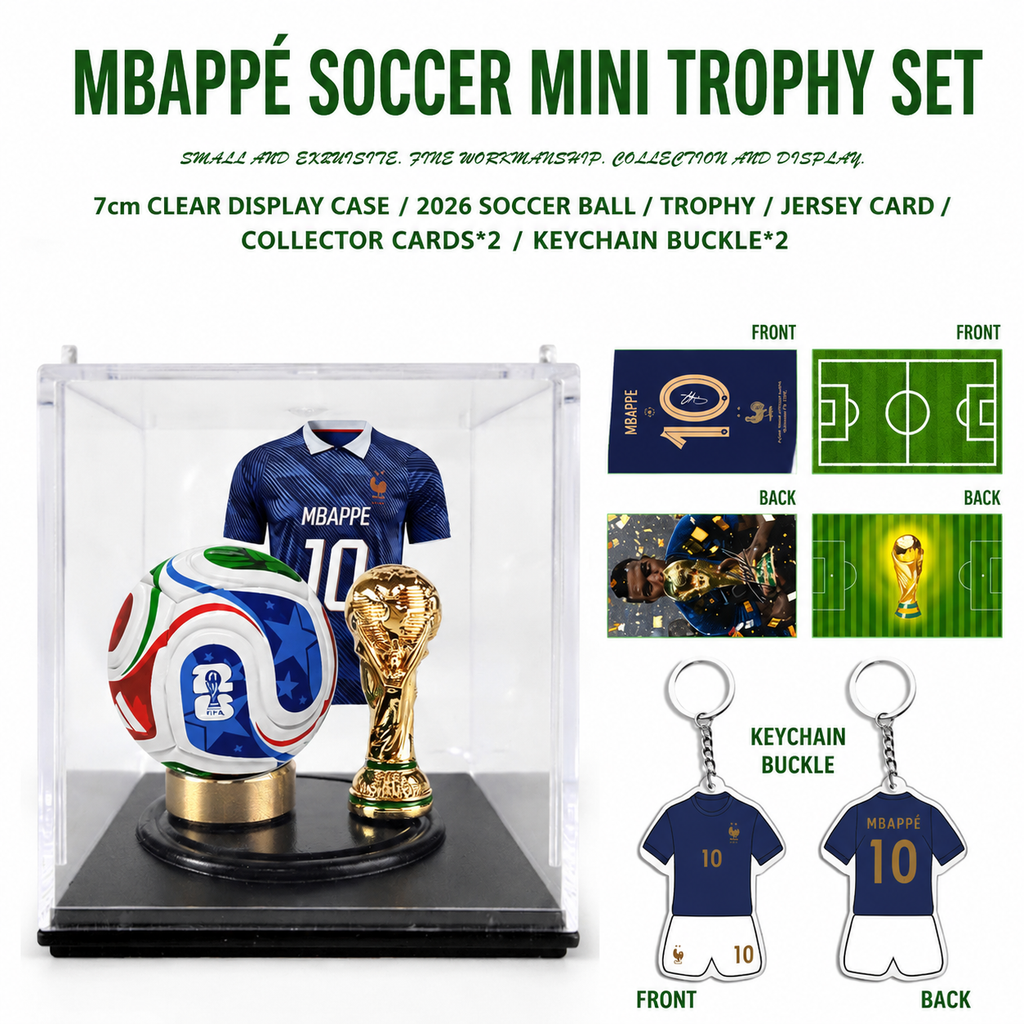 2026 World Cup (USA/Canada) Souvenir Set: Collectible Figures & Football – Creative Gift Box for Fans