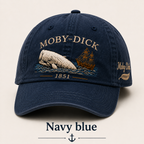 Moby-Dick™ Vintage-Print Hat | Whale and Nautical Culture-Themed Hat