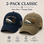 Moby-Dick™ Vintage-Print Hat | Whale and Nautical Culture-Themed Hat