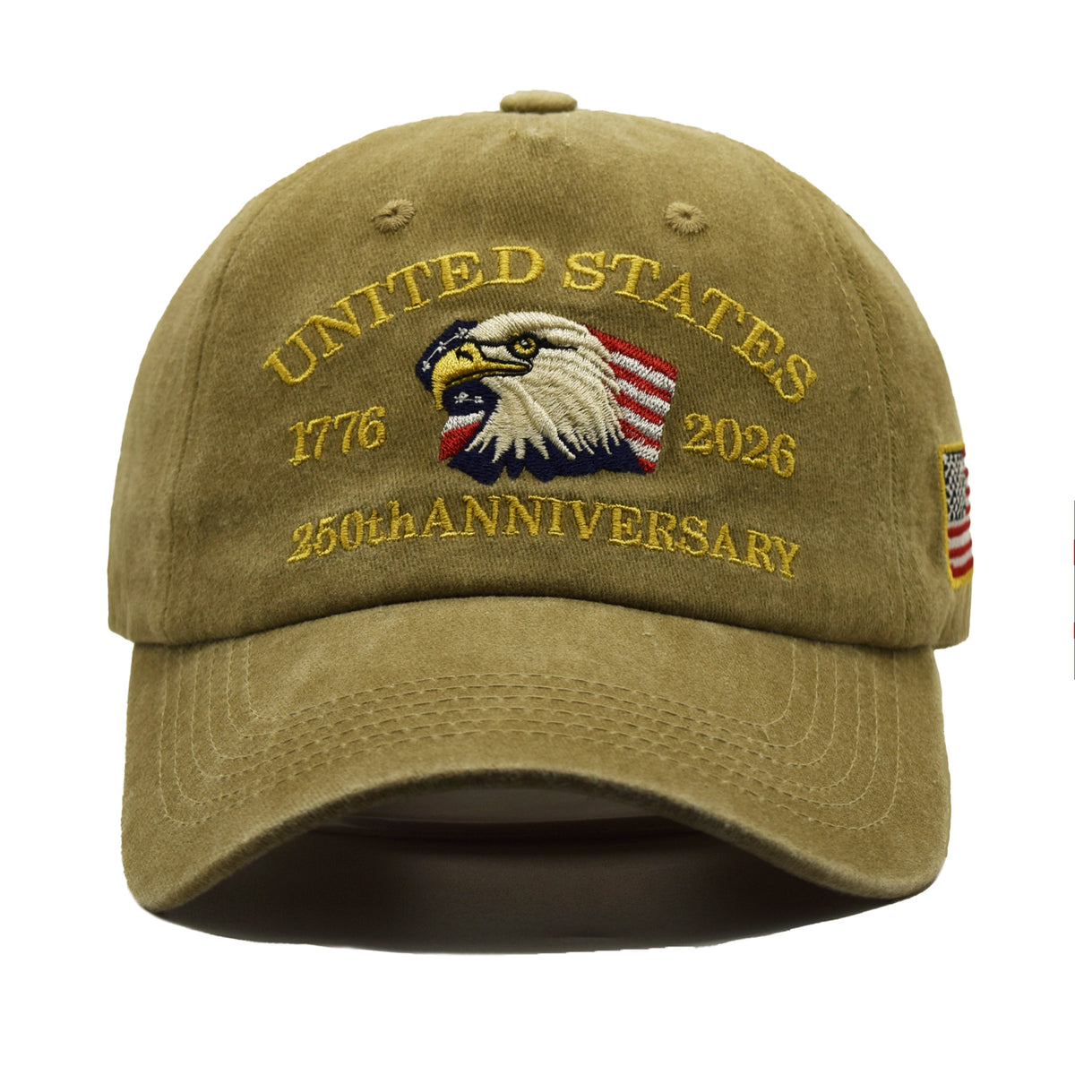 🇺🇸 250th Anniversary American Eagle Embroidered Cap | Vintage USA Patriotic Hat