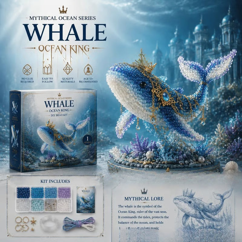 🐢 Ocean Turtle DIY Bead Kit | Create Your Own Magical Handmade Sea Art Decoration