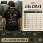 Wild Spirit™ Wolf Outdoor T-Shirt | Vintage Wilderness Graphic Tee