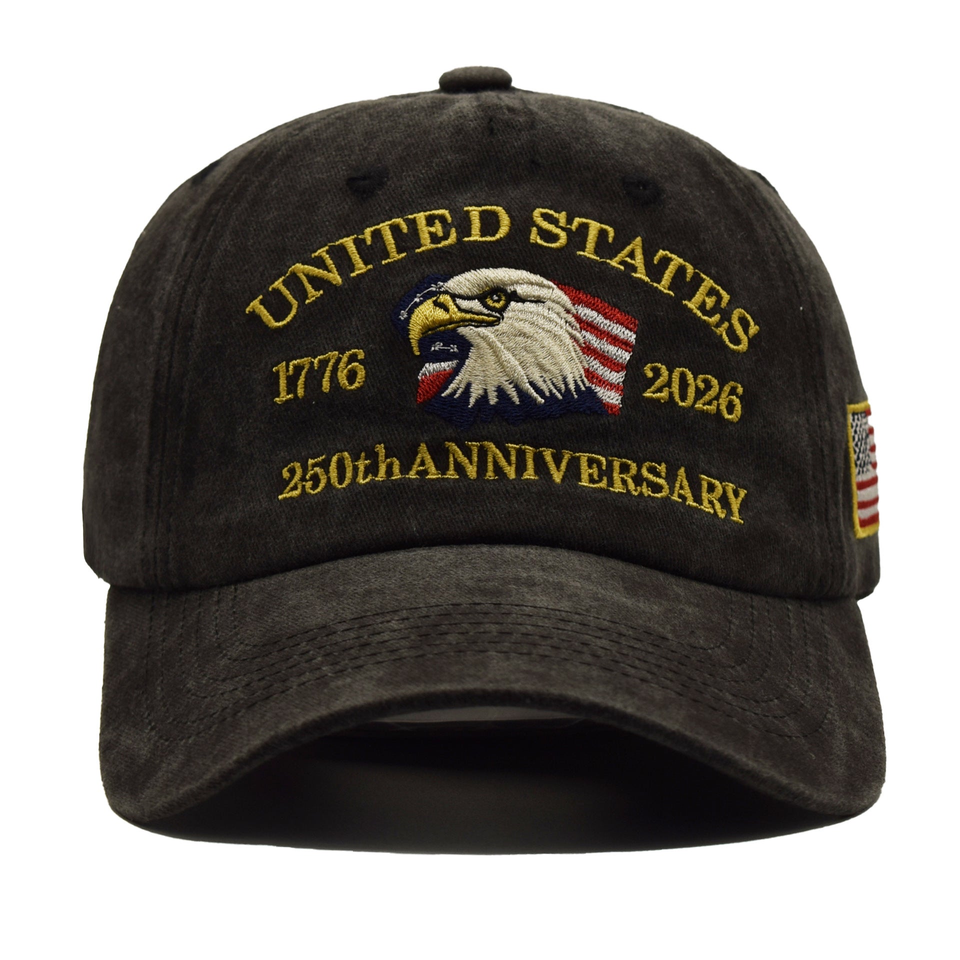 🇺🇸 250th Anniversary American Eagle Embroidered Cap | Vintage USA Patriotic Hat