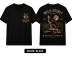 Wild Spirit™ Wolf Outdoor T-Shirt | Vintage Wilderness Graphic Tee
