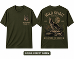 Wild Spirit™ Wolf Outdoor T-Shirt | Vintage Wilderness Graphic Tee