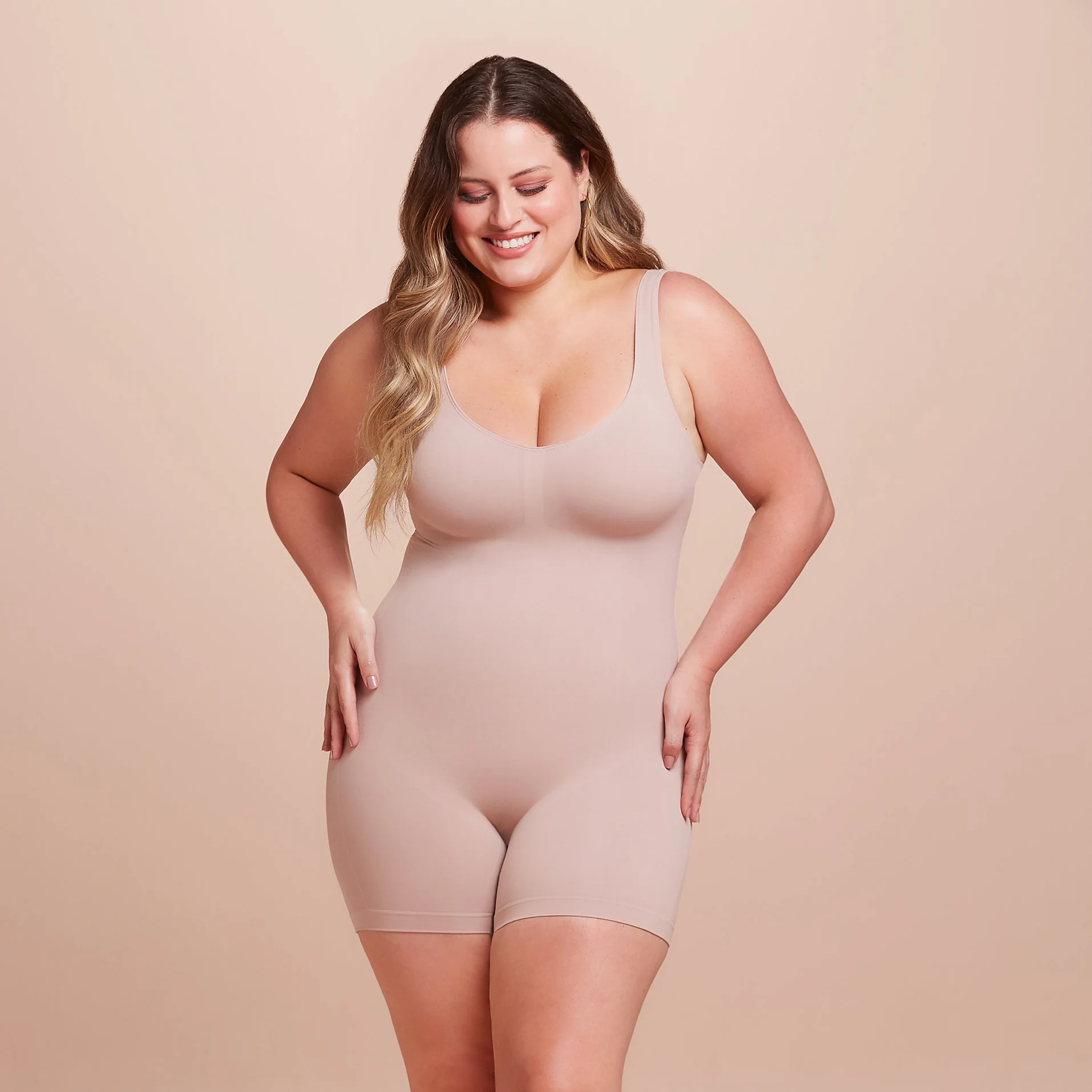 Comfort-Fit Shaping Bodysuit for Everyday Wear
