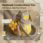 Handmade Crochet Flower Tote 🌼✨A wearable piece of handmade art