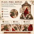 🎄 3D Christmas Cardinal Craft Kit | Create A Heartwarming Handmade Holiday Decoration